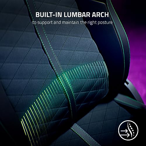 Ergonomic Gaming Chair with Built-in Lumbar Support and 152-Degree Recline