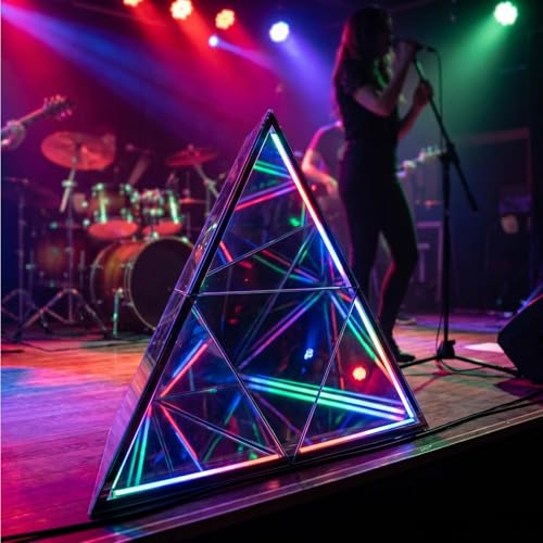 6-Pack Acrylic Two-Way Mirror Sheets, 12x12 Inch See-Through Panels