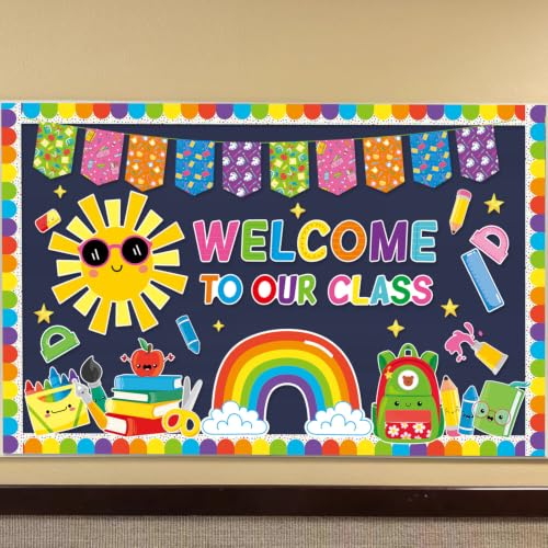 Welcome to Our Class Bulletin Board Decoration Set - Laminated Classroom Decor