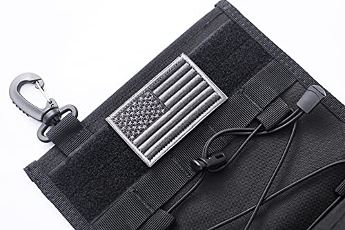 Tactical Christmas Stocking with MOLLE Webbing, Zip Pocket & Flag Patch