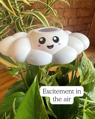 Dripping Rain Cloud Plant Waterer - Decorative Slow Drip Houseplant Accessory