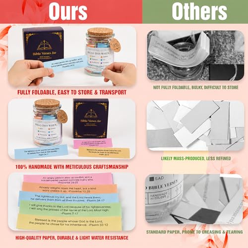 Read This When Bible Verses Jar - 92 Color-Coded Scripture Cards