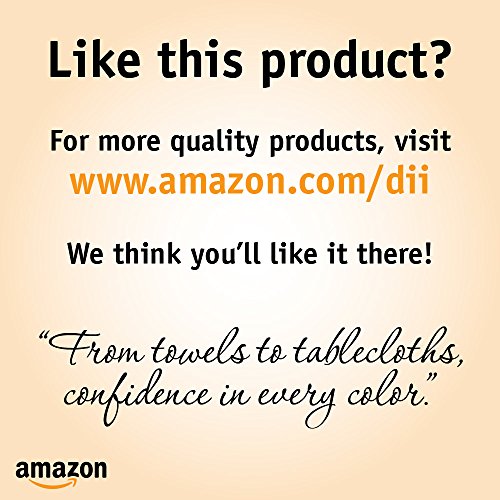 DII Heavy Duty Kitchen Towels Collection Long Lasting Quality, Cotton Dish Cloth Set, 13x13", Lake House Blue Check, 4 Piece
