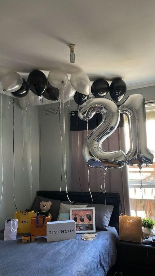 1st Birthday Balloon - 40 Inch Silver Number 1 Decoration for Boys & Girls | Giant First Birthday Party Decor