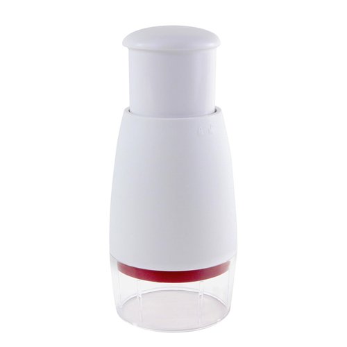 Zyliss Zick Zick Classic Food Chopper - Manual Food Chopper - Onion, Tomato & Vegetable Cutter - Stainless Steel & Dishwasher Safe Food Dicer - White, 9"- Zick Zick 2.0