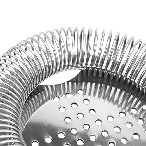 HOZEON 4 Pack Stainless Steel Cocktail Strainers 6.5 Inch Bar Tool Set