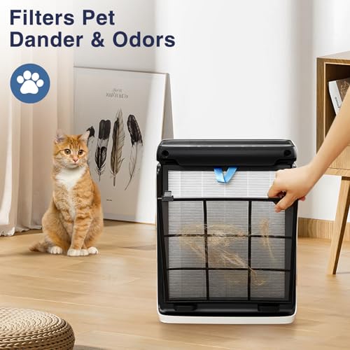 3-in-1 Air Purifier Replacement Filter with Activated Carbon 2-Pack