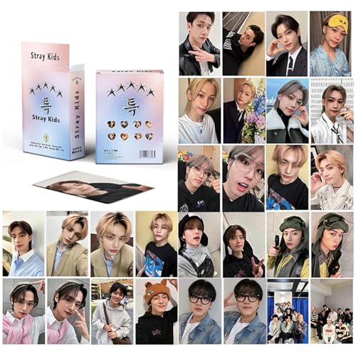 50pcs Stray Kids Lomo Photo Card Set - High Quality Fan Merchandise