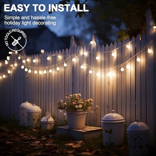 Hetyue Outdoor String Light Clips 26Pcs Heavy Duty Adhesive Cord Holders