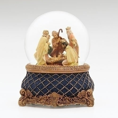 Fontanini Roman 6.75" Glitterdome Musical Nativity Decoration