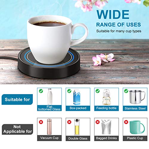 Dimux C200802 Coffee Mug Warmer Electric Beverage Heater with Gravity Switch 135°F