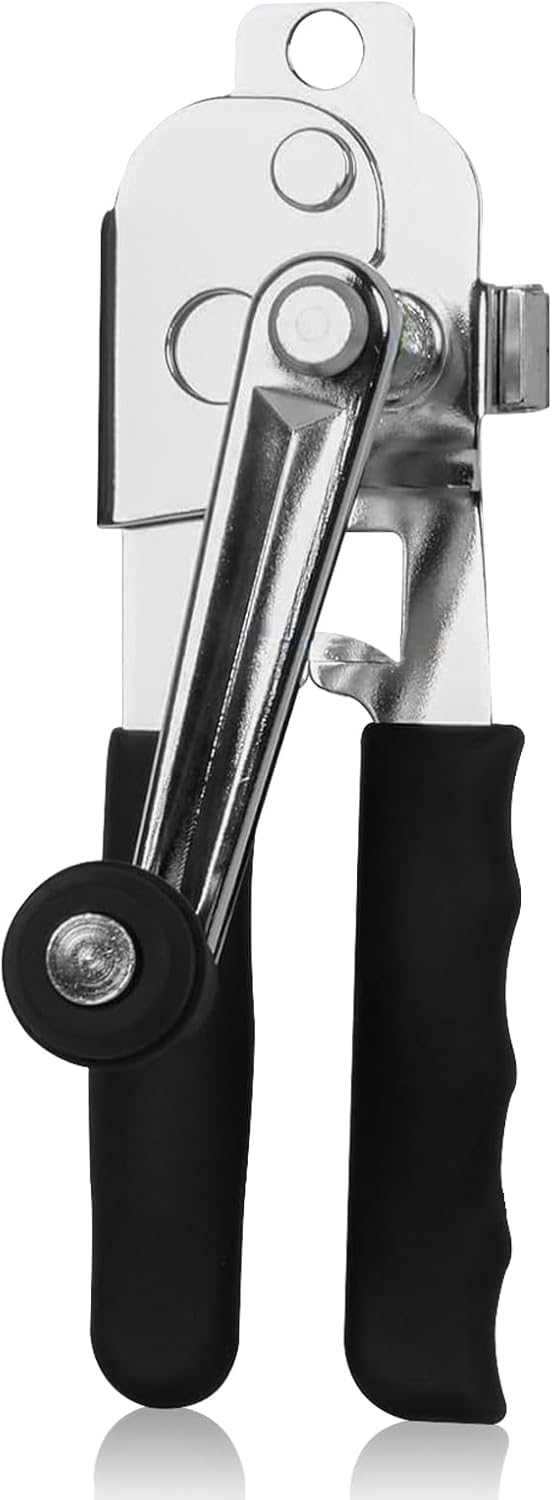 Skiennix Heavy-Duty Wall-Mounted Can Opener - Comfortable Long Handle for Large Cans | Kitchen Essential