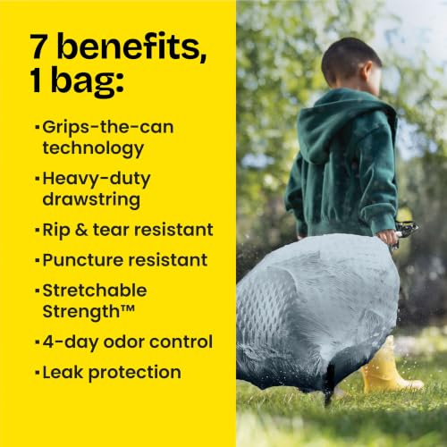 Glad Tall Kitchen Drawstring Trash Bags 13 Gallon Febreze Fresh 110 Count
