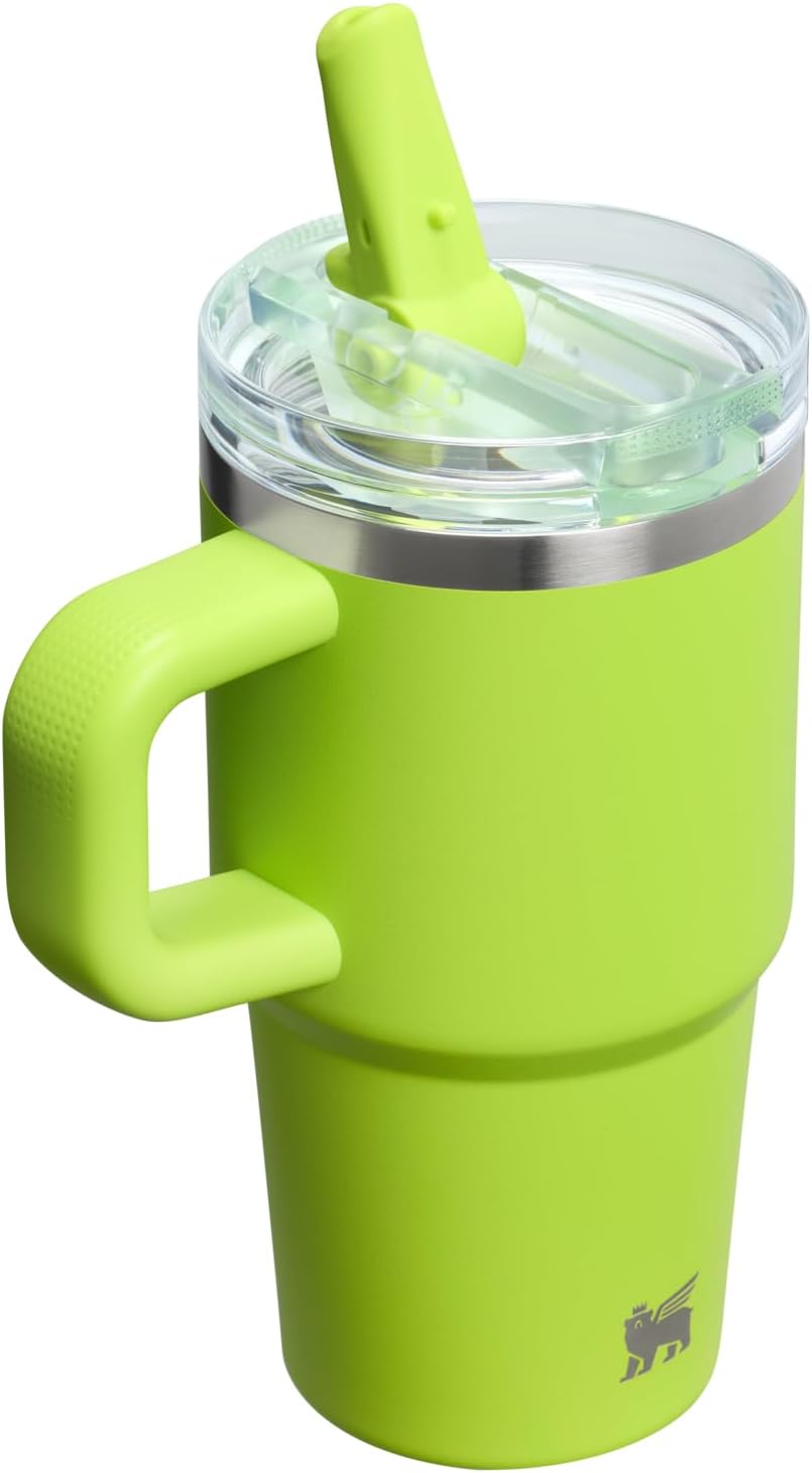 STANLEY Quencher ProTour 20 oz Tumbler - Leakproof Lid, Built-In Straw & Handle | Insulated Stainless Steel | BPA-Free | Chartreuse