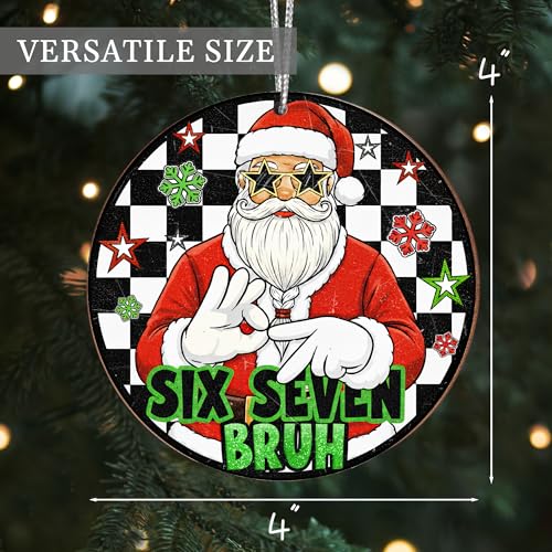 67 Christmas Ornament - Funny Meme Holiday Decor for Tree, Gifts & Gag Gifts