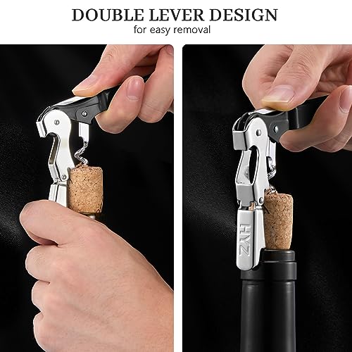 HYZ 20-Pack Black Waiter's Corkscrew Wine Openers - Professional Bar Tool