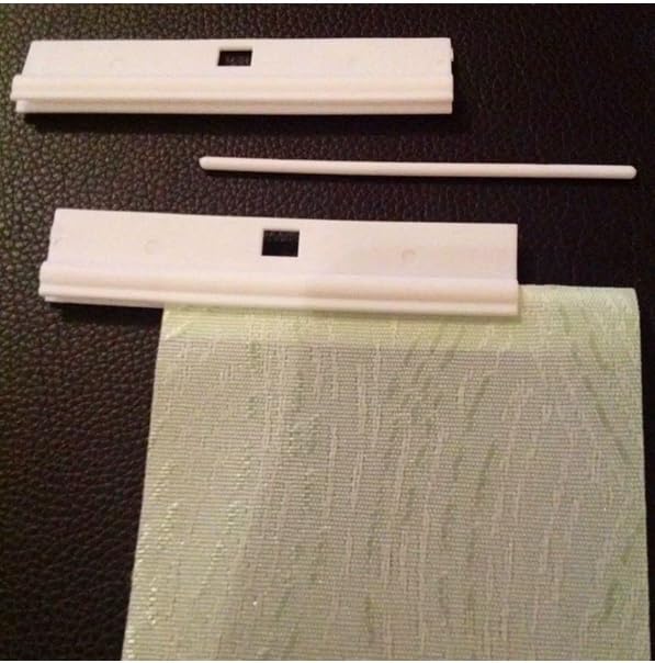 10 Sets Vertical Blind Top Hangers for 3.5 Inch Fabric Vanes