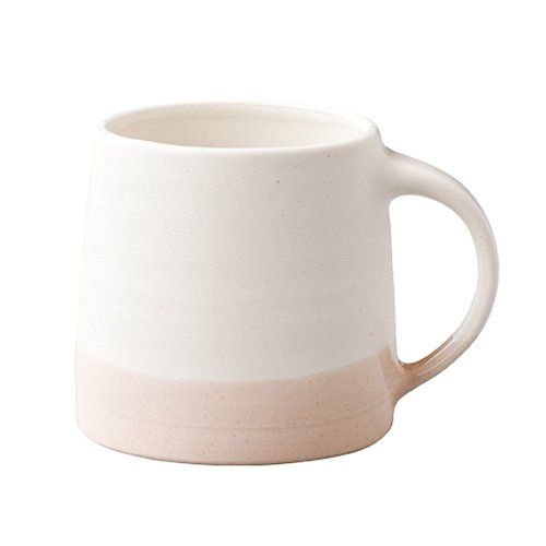 KINTO SCS-S03 20754 Mug, 11.8 fl oz (320 ml), White x Pink Beige, Microwave and Dishwasher Safe, Gift, Present