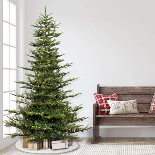 6.5ft Pre-Lit Aspen Fir Artificial Christmas Tree with 500 Clear Lights