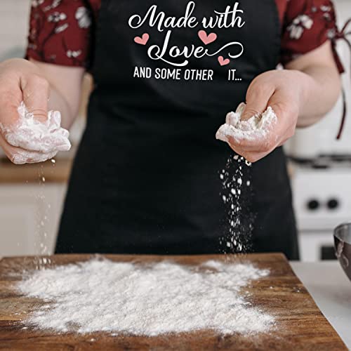 Women’s Funny Kitchen Apron with 2 Pockets - Gift for Bakers, Moms, Wives
