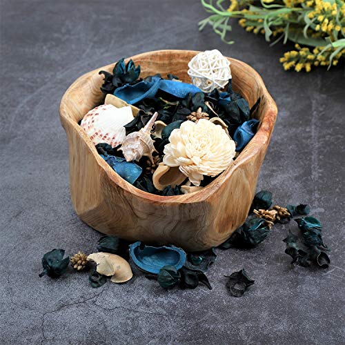 Ocean Scented Blue Potpourri Bowl Filler with Fragrance Oil, 9.8 oz
