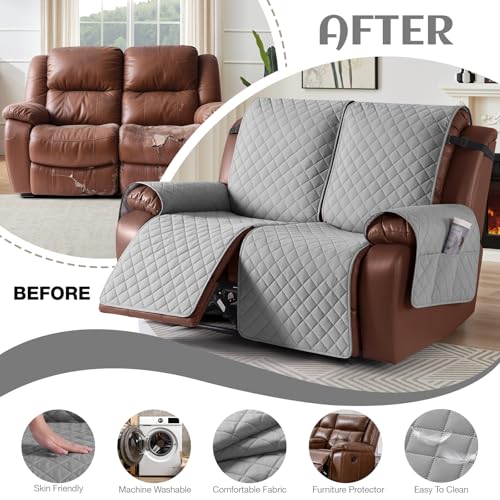 Waterproof Loveseat Recliner Cover - Non-Slip Furniture Protector