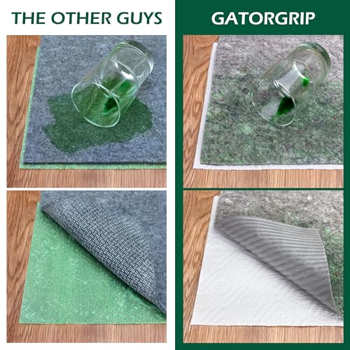 Waterproof Non-Slip Rug Pad 8x10 - Pet-Friendly & Floor Safe