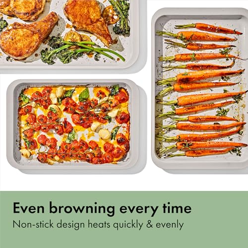 Non-Stick Ceramic Coated 1 lb Loaf Pan for Bread & Meatloaf Baking