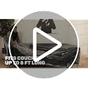 Plastic Sofa Covers for Moving & Storage - 2 Pack, Fits Couches Up to 8 Ft