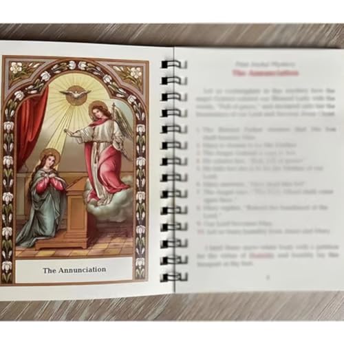 Catholic Rosary Meditation Booklet - Pocket Size Scriptural Prayer Guide