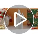 Lighted White Ceramic Christmas Gnome Figurine with Timer, 7.5-Inch