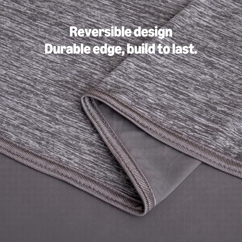 Cooling Blanket for Hot Sleepers - Twin XL Reversible Throw, Dark Gray