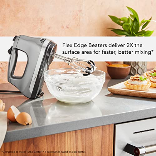 KitchenAid Flex Edge Beater Accessory for Hand Mixers - Faster Mixing, Dishwasher Safe