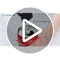 KITCHENDAO 2-in-1 Bottle Opener with Magnet - Manual Beer & Soda Cap Lifter, Dishwasher Safe, 1 Pack