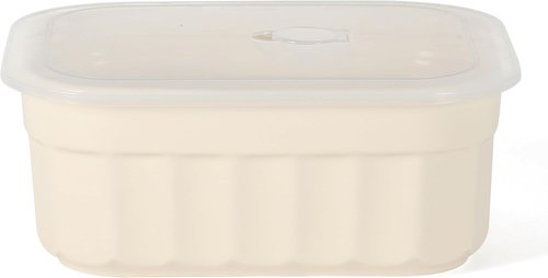 Martha Stewart Broadbrook 6-Piece Stoneware Meal Prep Container Set - Versatile Food Storage | Oven, Microwave, Dishwasher Safe