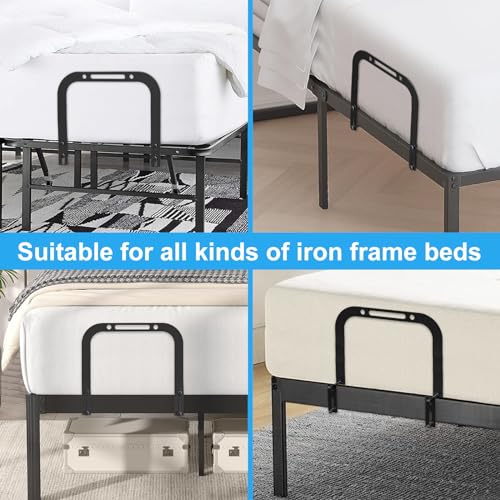 Extra Tall Mattress Slide Stopper - Adjustable Metal Retainer Bar