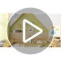 Full Size Montessori Floor Bed Frame with Safety Fence, Solid Wood