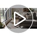 C-Shaped End Table Set of 2, Slim Sofa Side Table for Small Spaces
