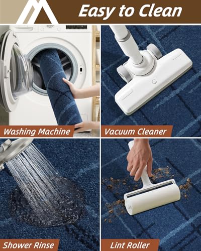 6-Piece Non-Slip Kitchen Rug Set, Washable Absorbent Floor Mats