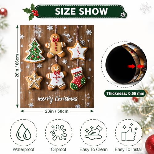 Seewan Xmas Dishwasher Magnet Cover - Hanging Cookie Ornament, Easter & Seasonal Decor