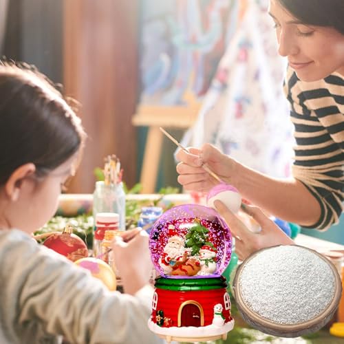Waterproof Fake Snow for DIY Snow Globes - 100g Floatable Filler