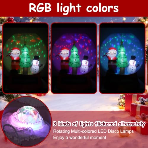 Fulong 6ft Snow Globe Inflatable with LED Lights & Swirling Snow (Snow Globe, 6ft) - Festive Outdoor Yard Decor