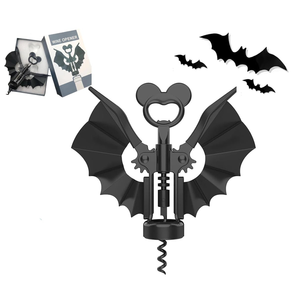 Bat 2-in-1 Wine & Beer Opener, Alloy Dual-Use Bottle Opener, Gifts for Lovers