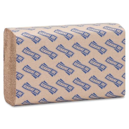 Multifold 1-Ply Kraft Paper Hand Towels, 9.25" x 9.4" (4,000 Sheets)