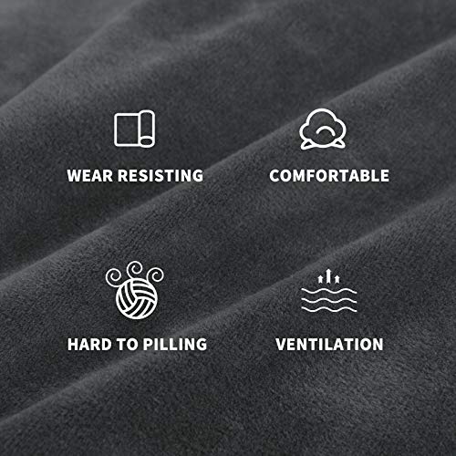 Stretch Velvet Futon Cover Full Size - Soft, Machine Washable, Non-Slip