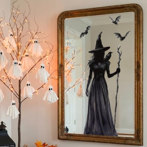 Spooky Halloween Window Clings - 3 Large Double-Sided Decals