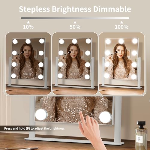 Vanity Mirror with Lights, Makeup Lights,3 Color Lighting Modes