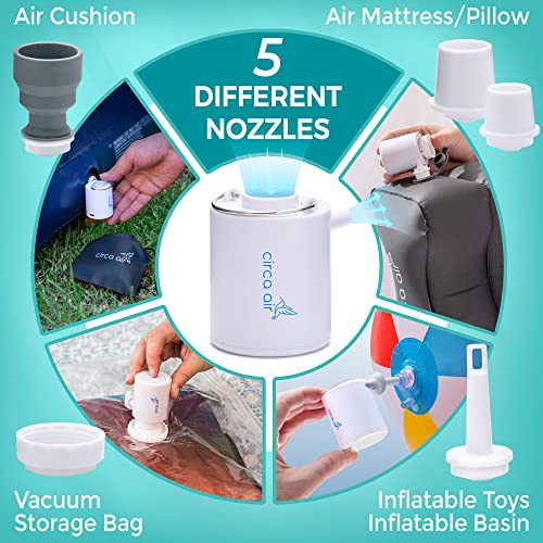 Mini Portable Air Pump for Inflatables - USB Rechargeable Inflator