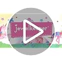 Musical Jewelry Box for Girls with Spinning Unicorn and Rainbow Design