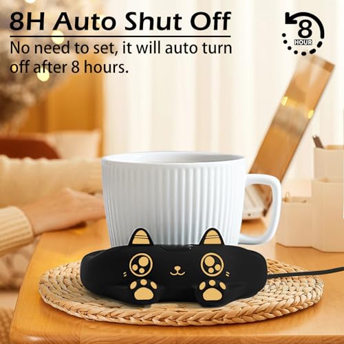 Smart Coffee Mug Warmer with 3 Temperature Settings & Auto Shut Off